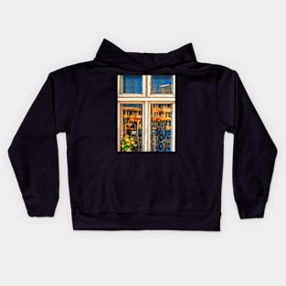 reflection in the window Kids Hoodie